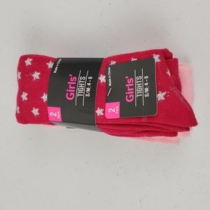 Girls Tights 2 Pack